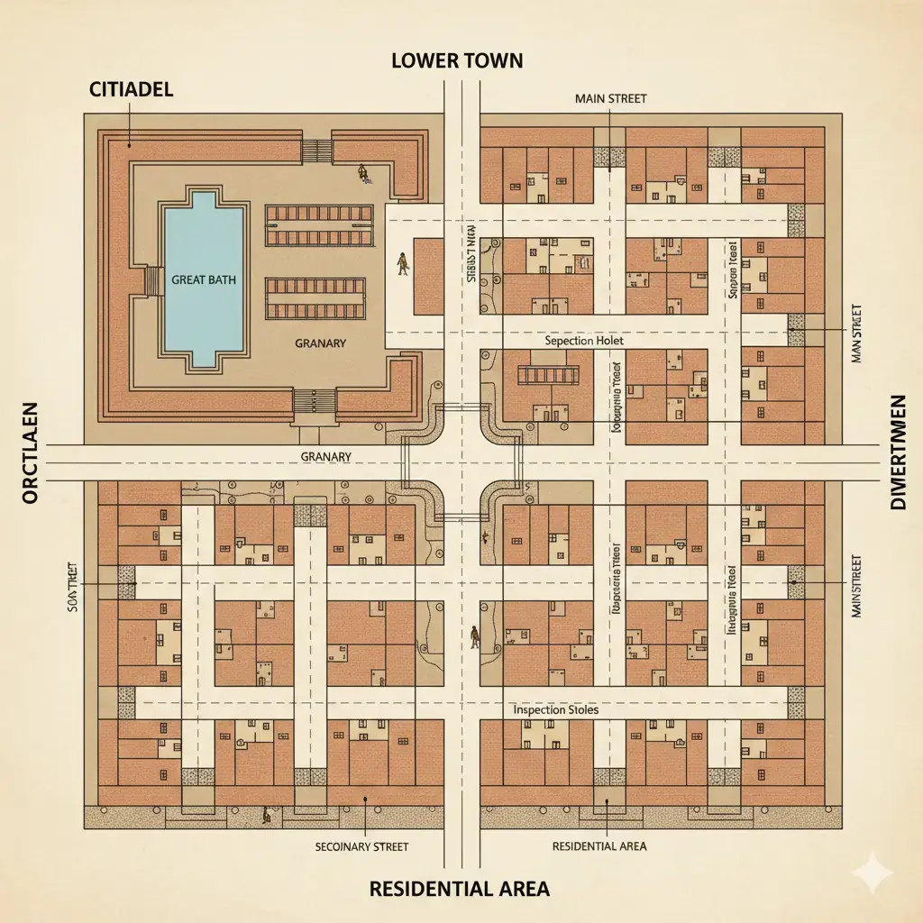 Indus-Valley-Civilization-Town-Planning-Layout