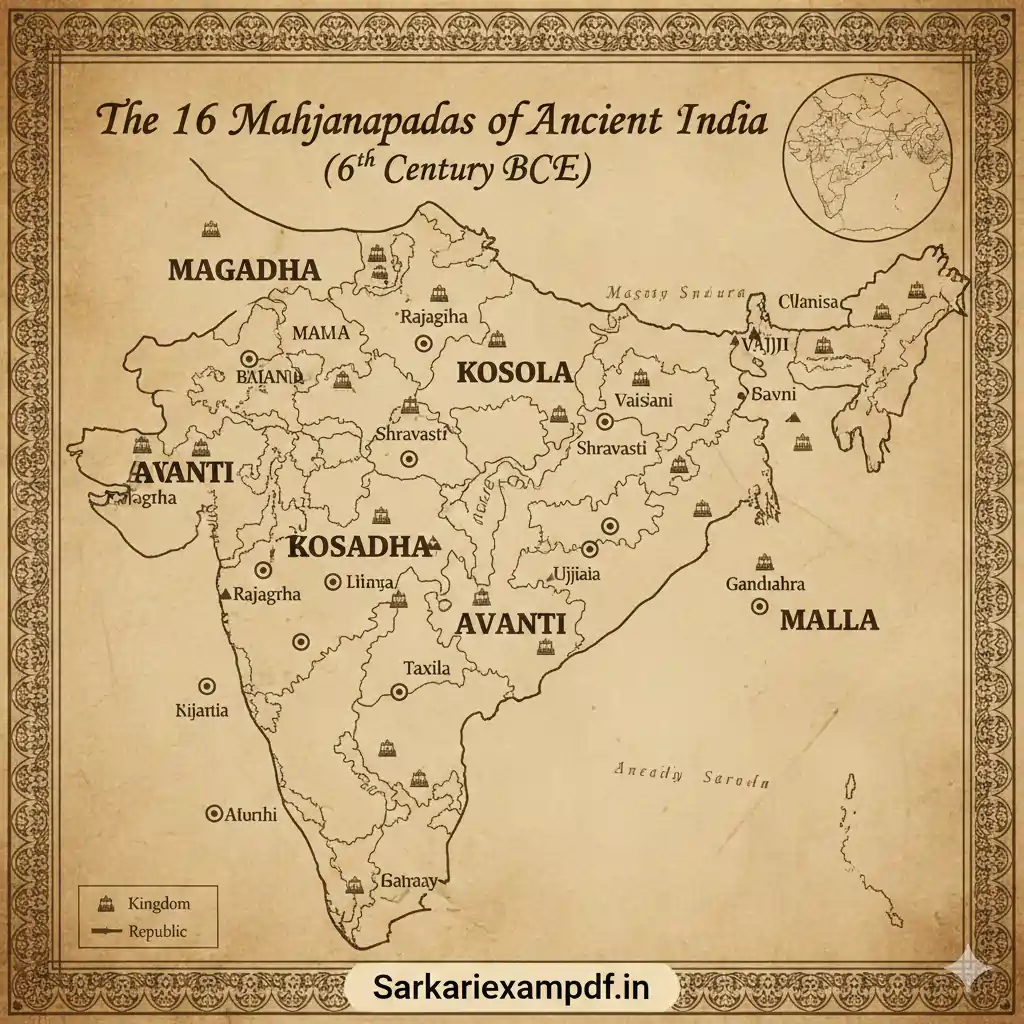 16-Mahajanapadas-Maps